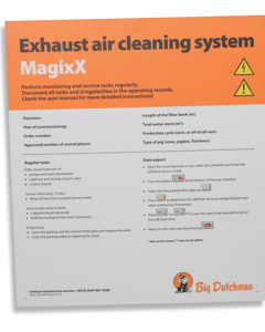 Wartungstafel GB: MagixX Pig